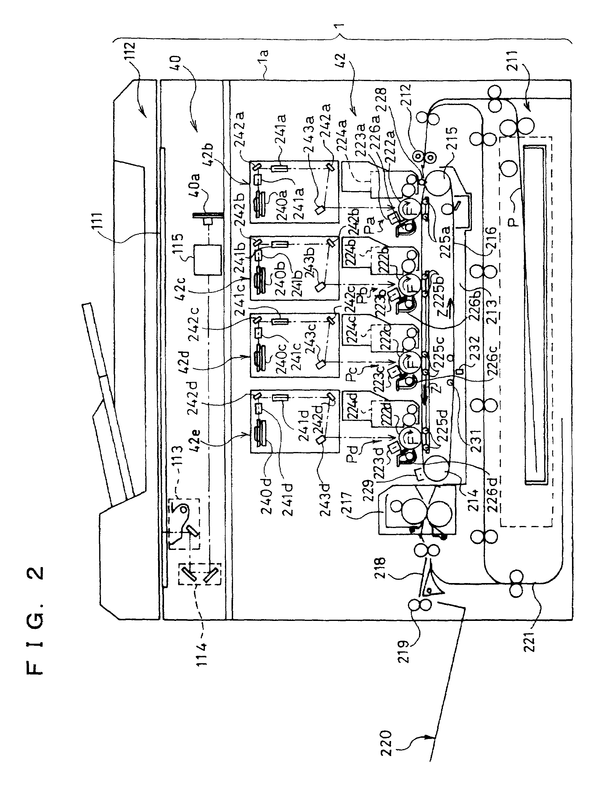 Image processing apparatus and method for the fast and accurate calibration of the same using actual and pseudo reference image data