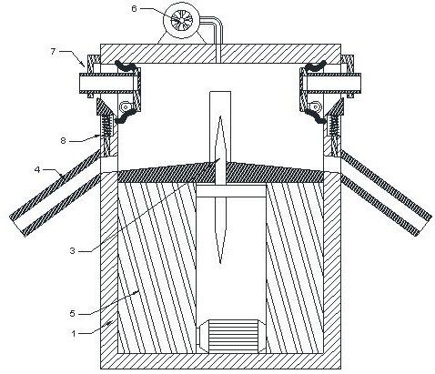 Furniture production equipment with sawdust cleaning function