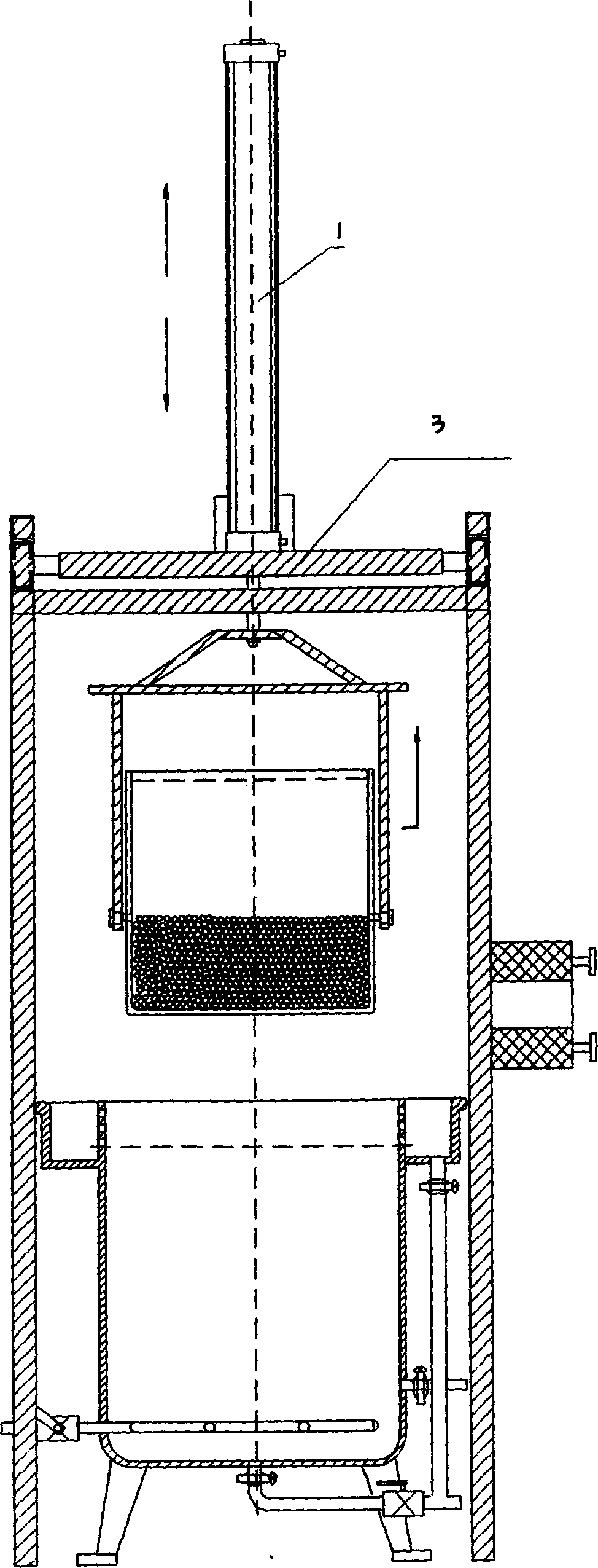 Semi-automatic rubber cork rinsing machine