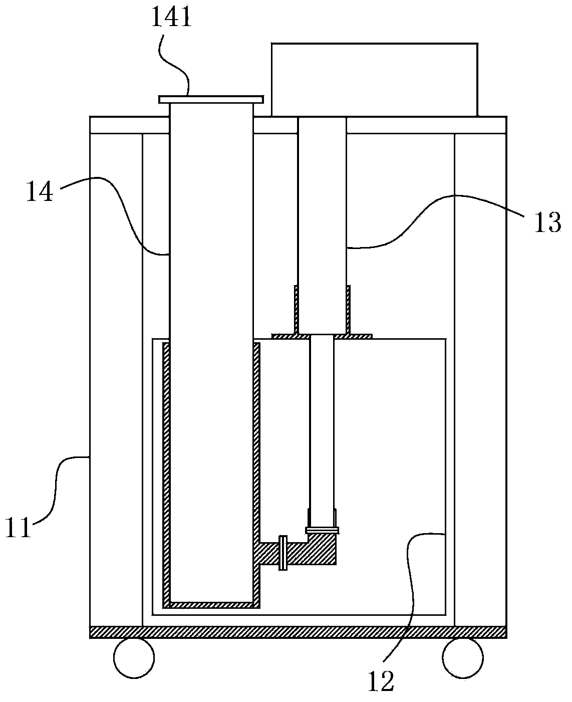 Ultralow-temperature impact test device and test method thereof