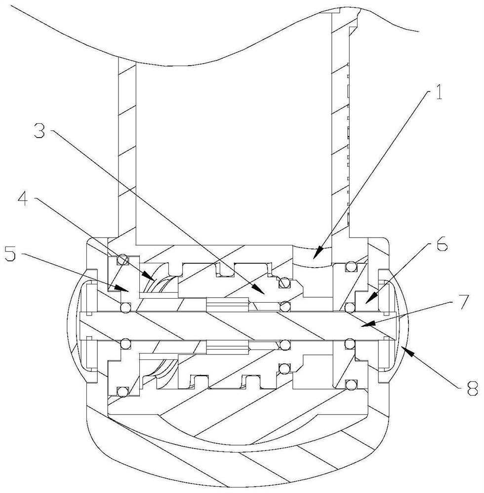 A switch structure and shower gun