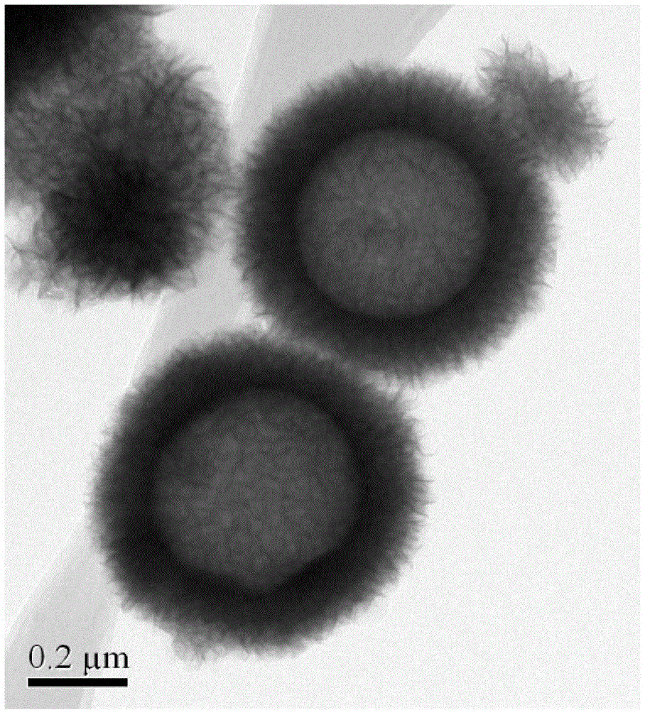 Graphene/molybdenum disulfide composite electrode material and preparation method thereof