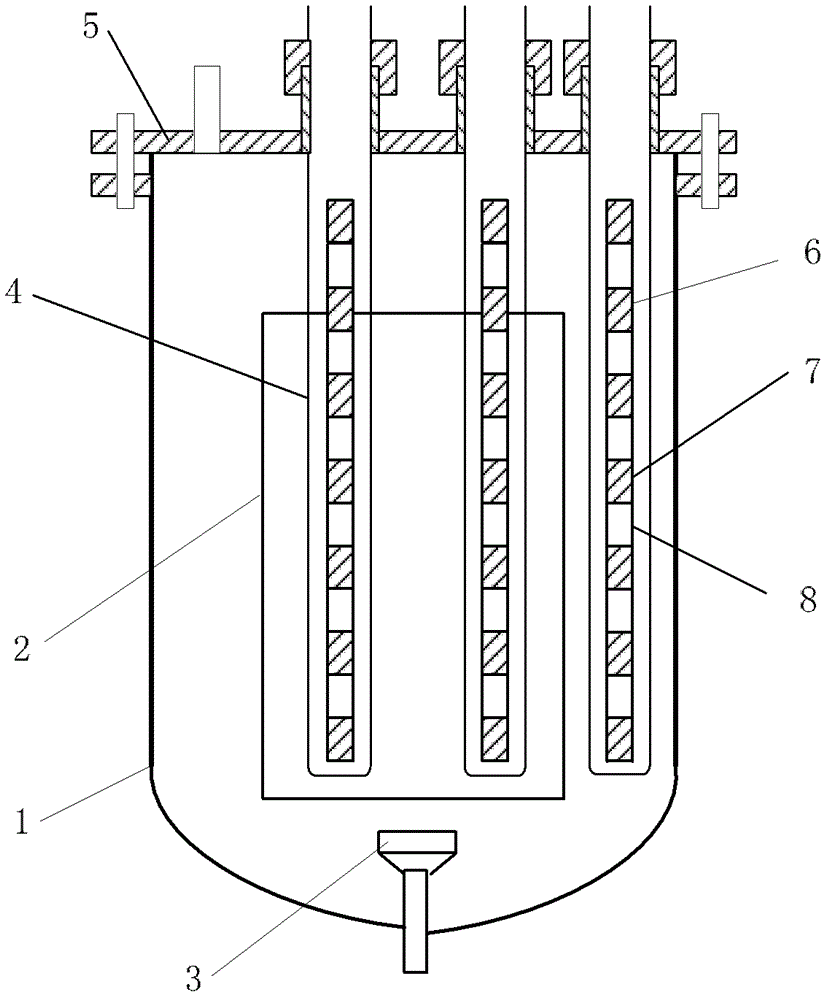 Airlift photobioreactor for realizing microalga flash effect