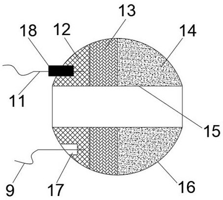 Anchor cable recovery device and method based on hot melting structure