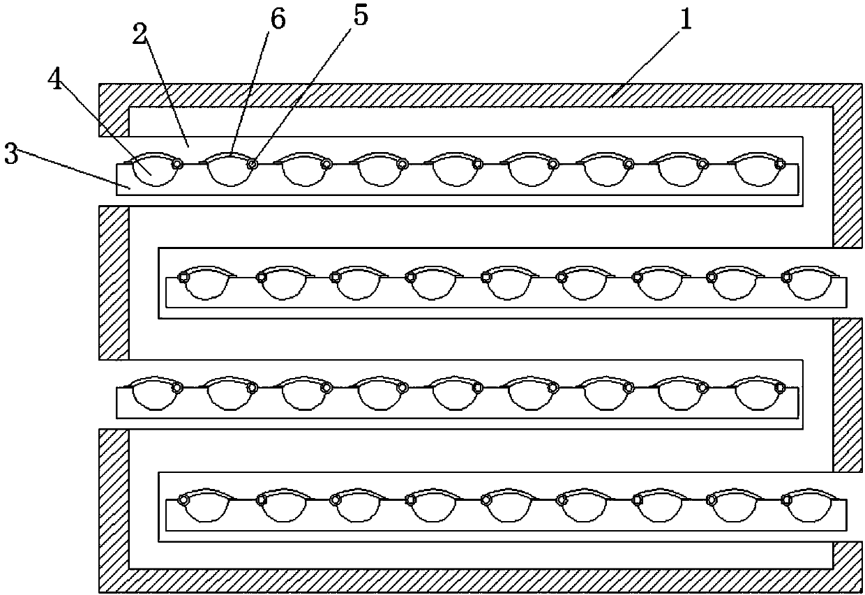 Communication cable wiring device