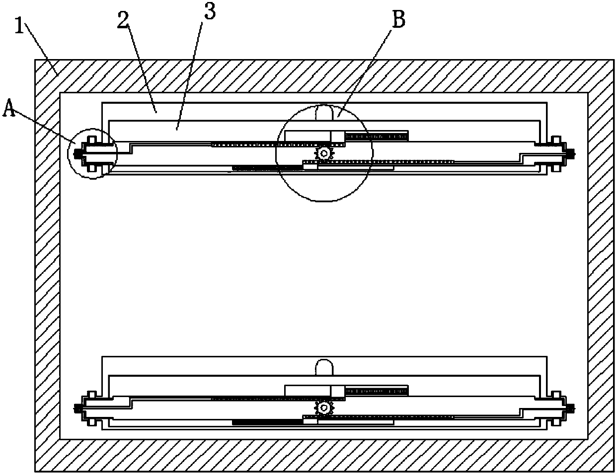 Communication cable wiring device