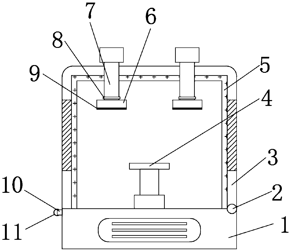 Grinding device for processing automobile flanges