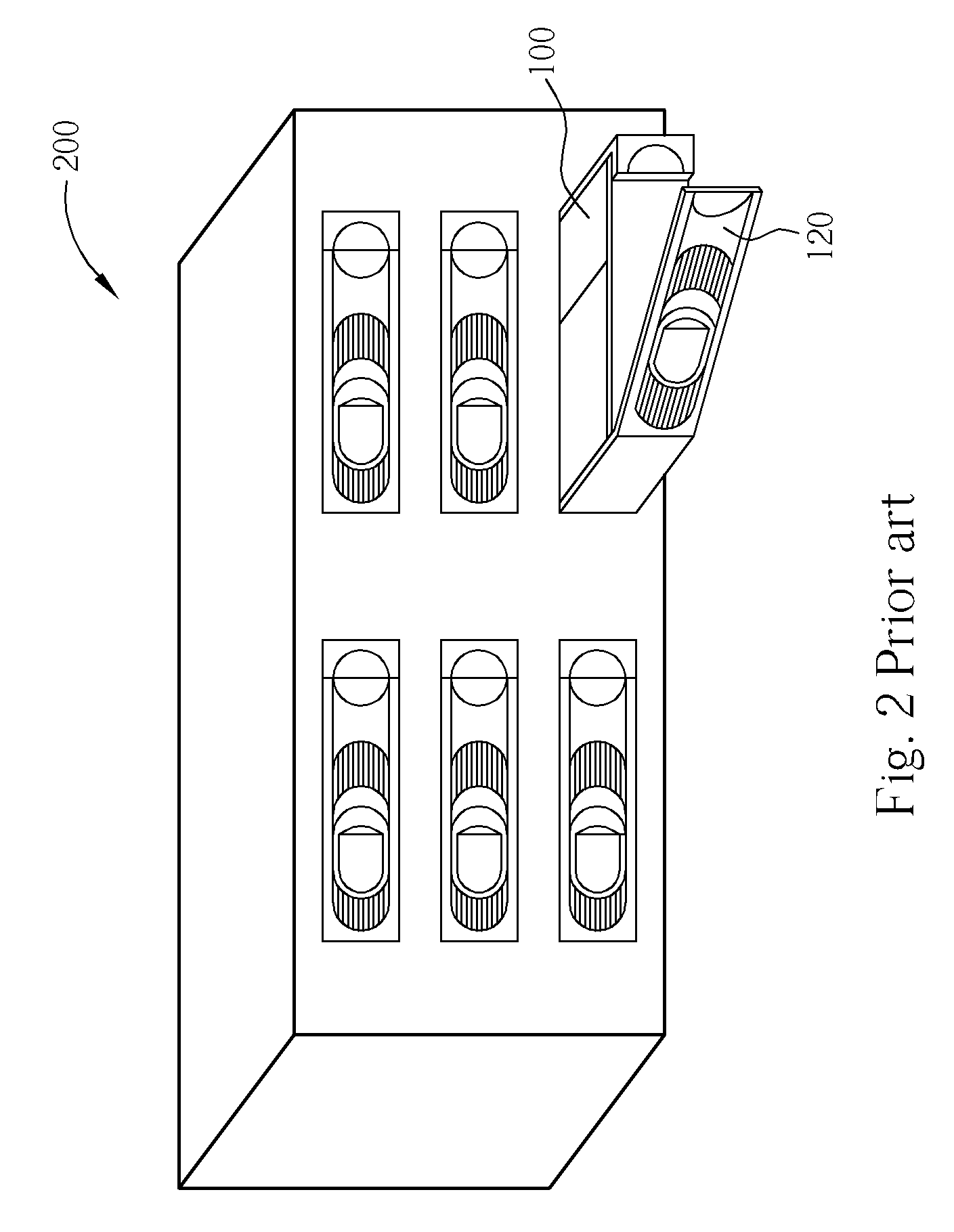 Removable hard disc loading device