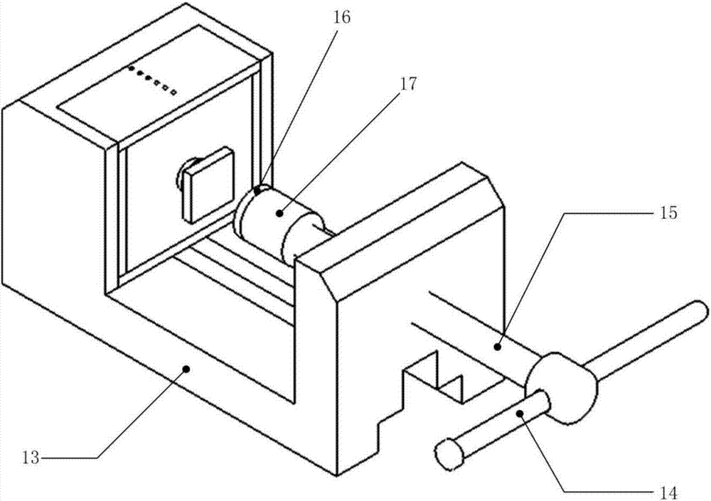 Testing method and device for influence relation of thermal contact resistance of bonding surface by normal load