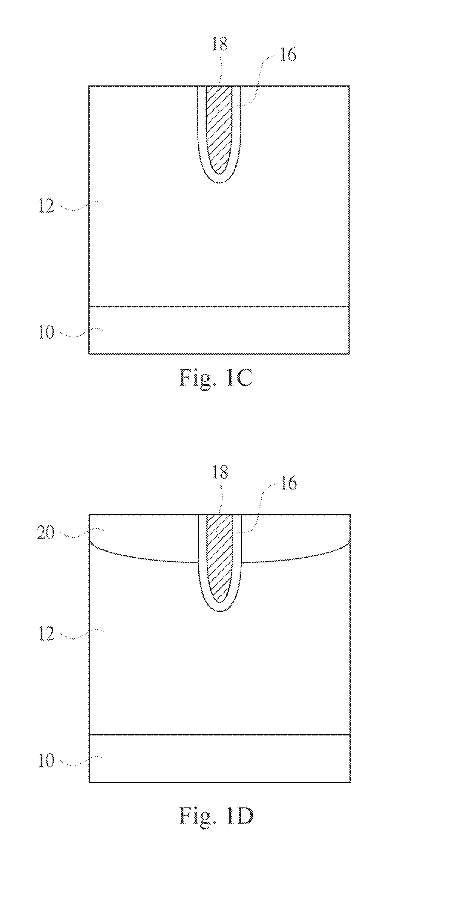 Trench power mosfet structure fabrication method
