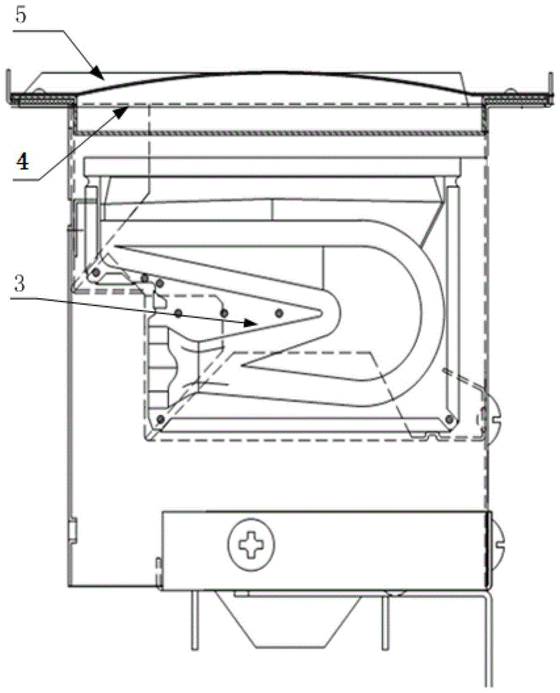 Positive pressure injection type fully premixed combustion heating device