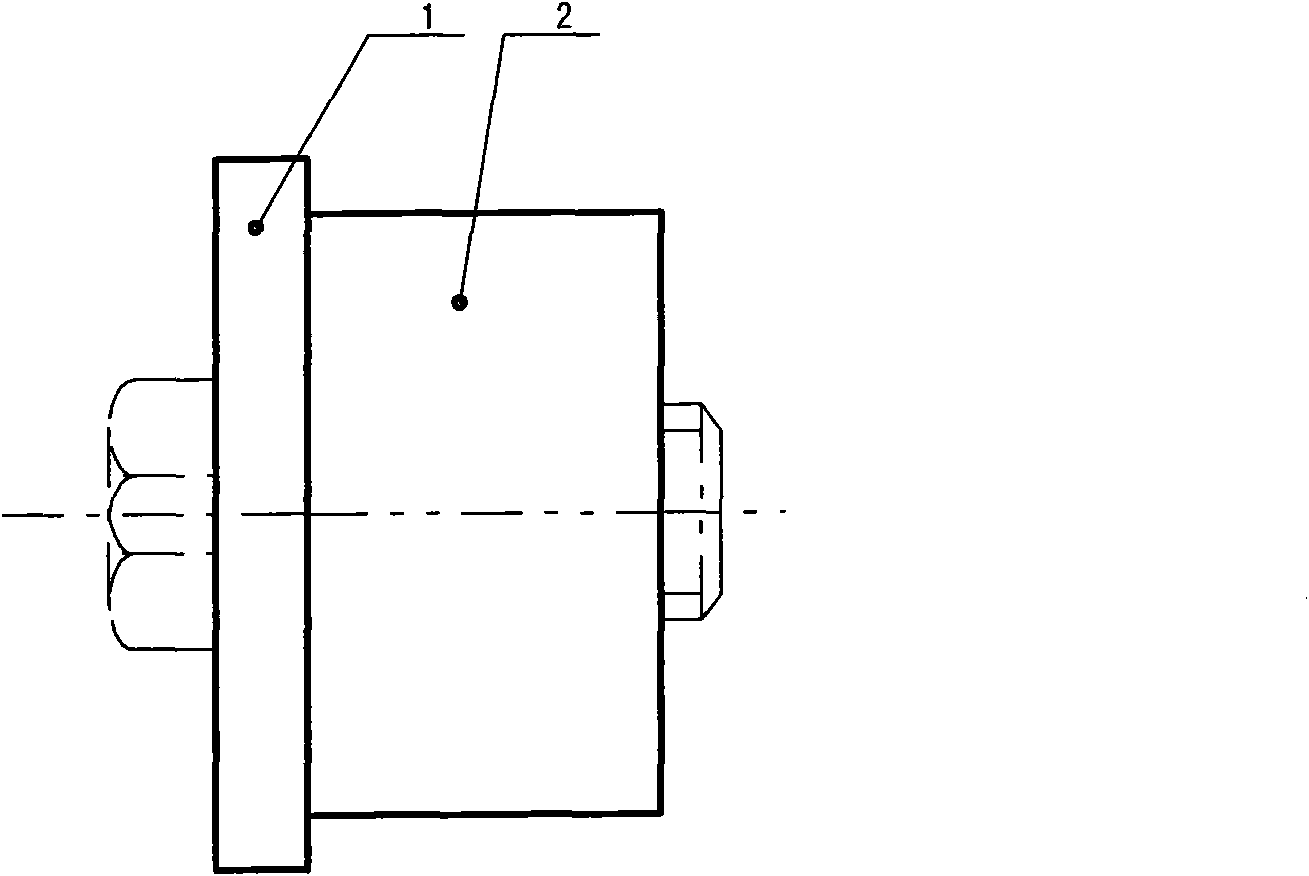 Cathode contact for mandril of pull coating machine