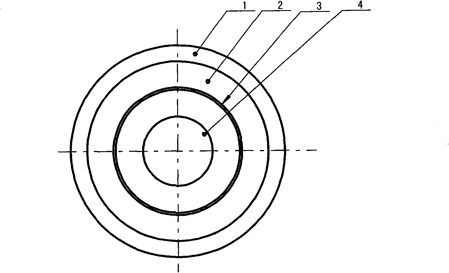 Cathode contact for mandril of pull coating machine