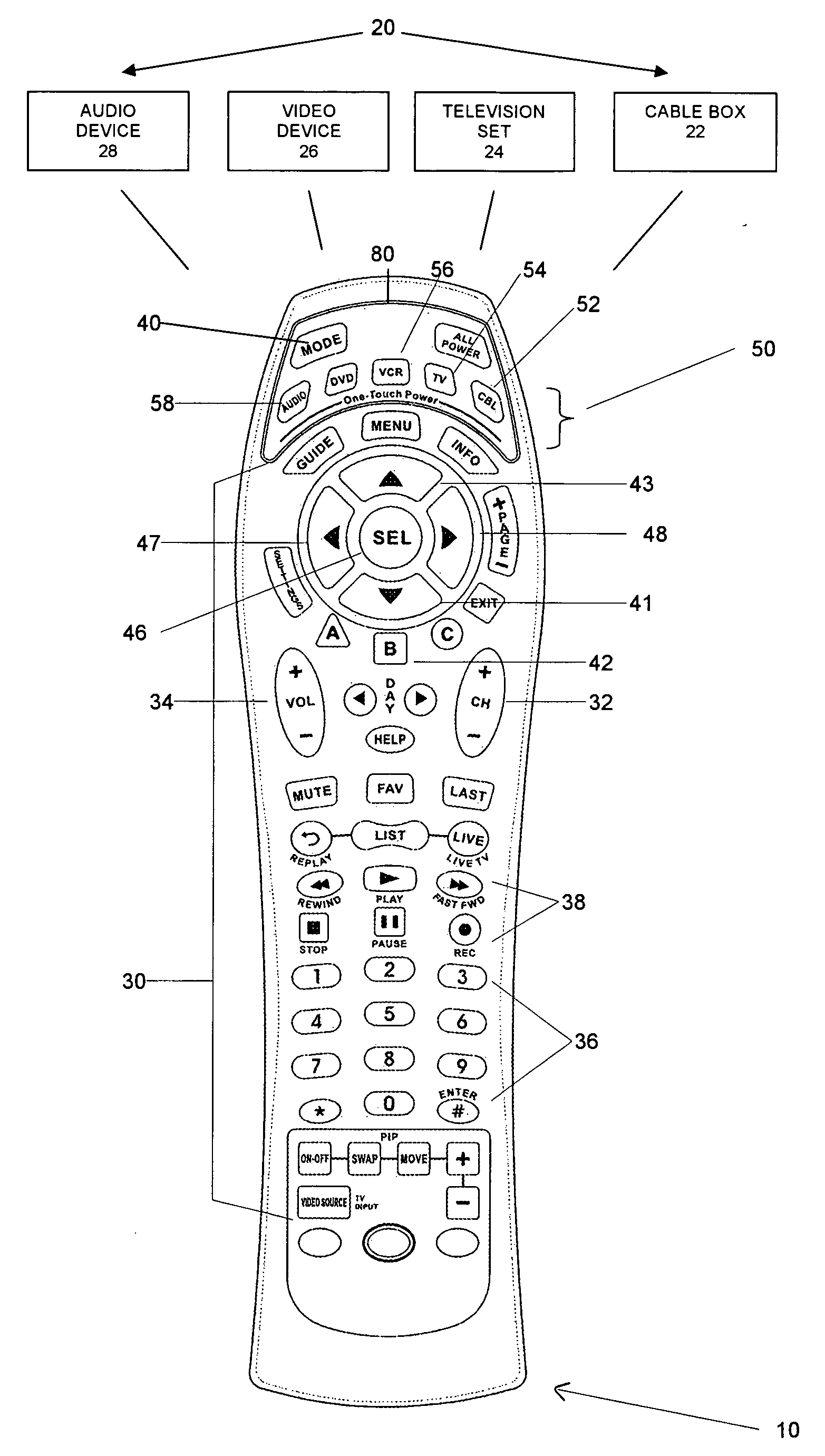 Apparatus and method for updating encoded signal information stored in a remote control unit through direct key entry