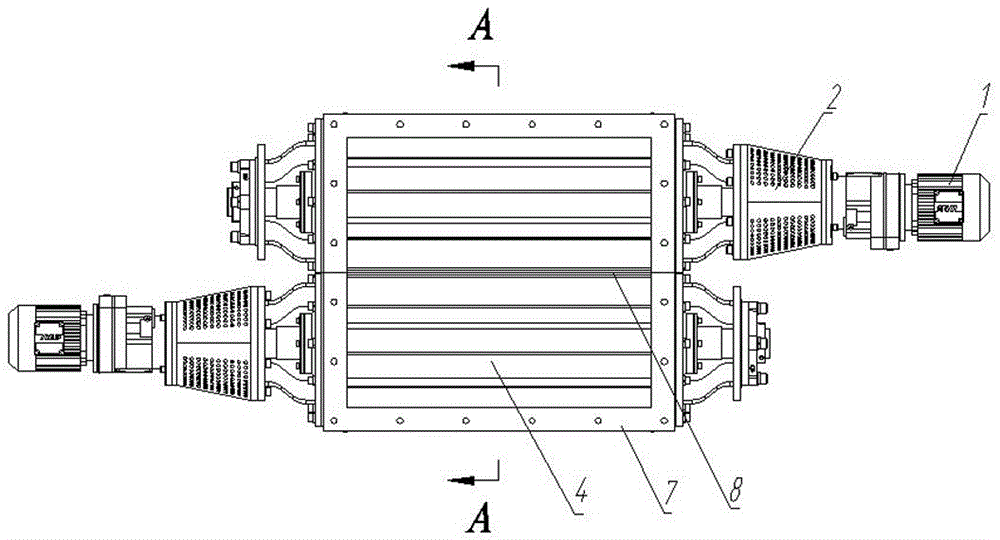 Multifunctional detachable type double-impeller rotary air locking valve device