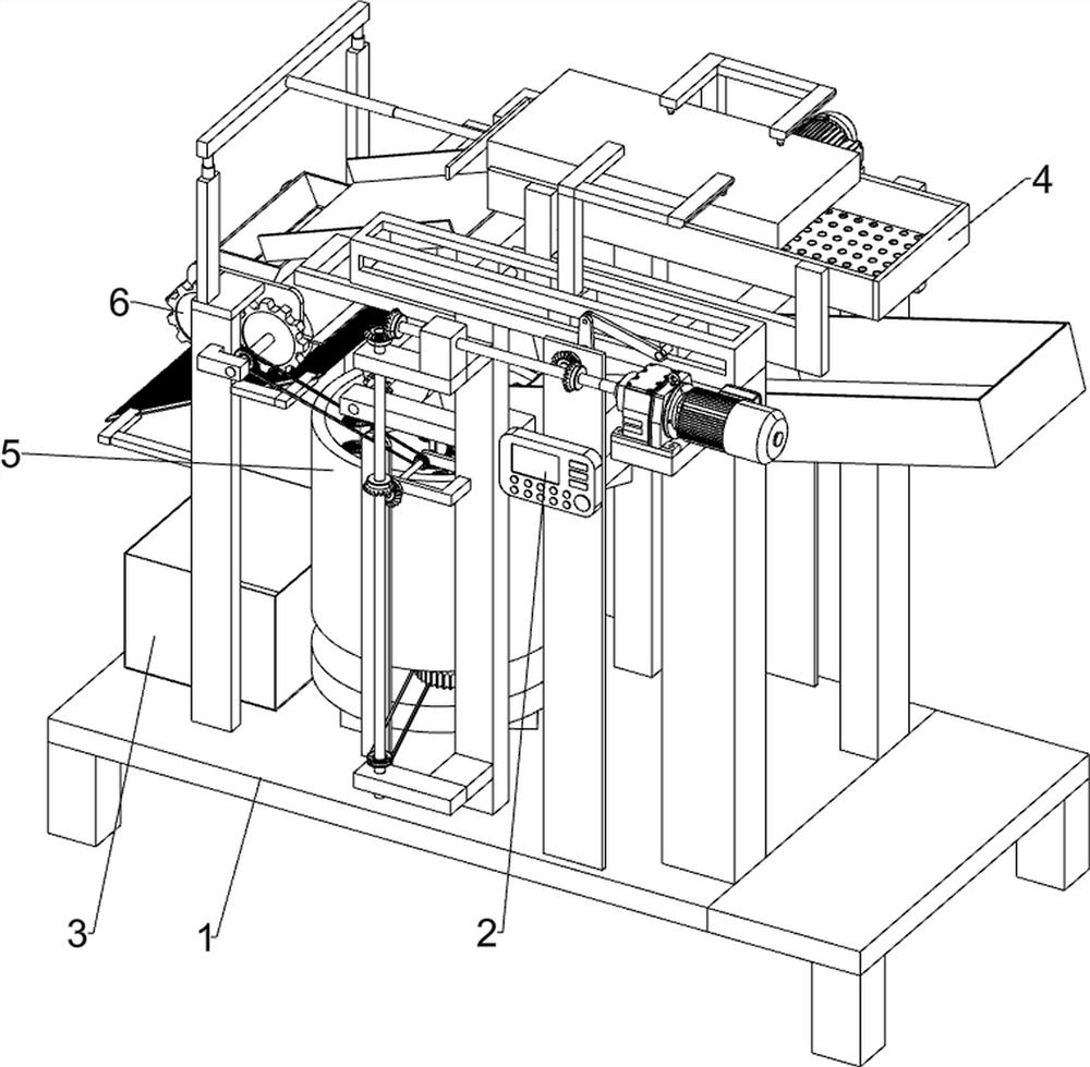 Petroleum drilling mud and solid waste separating and recycling device