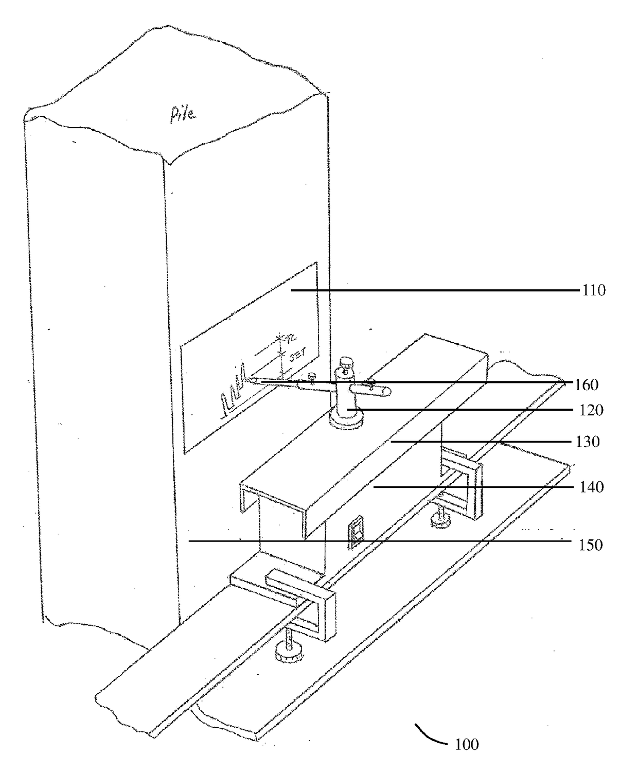 Pile set measurement apparatus