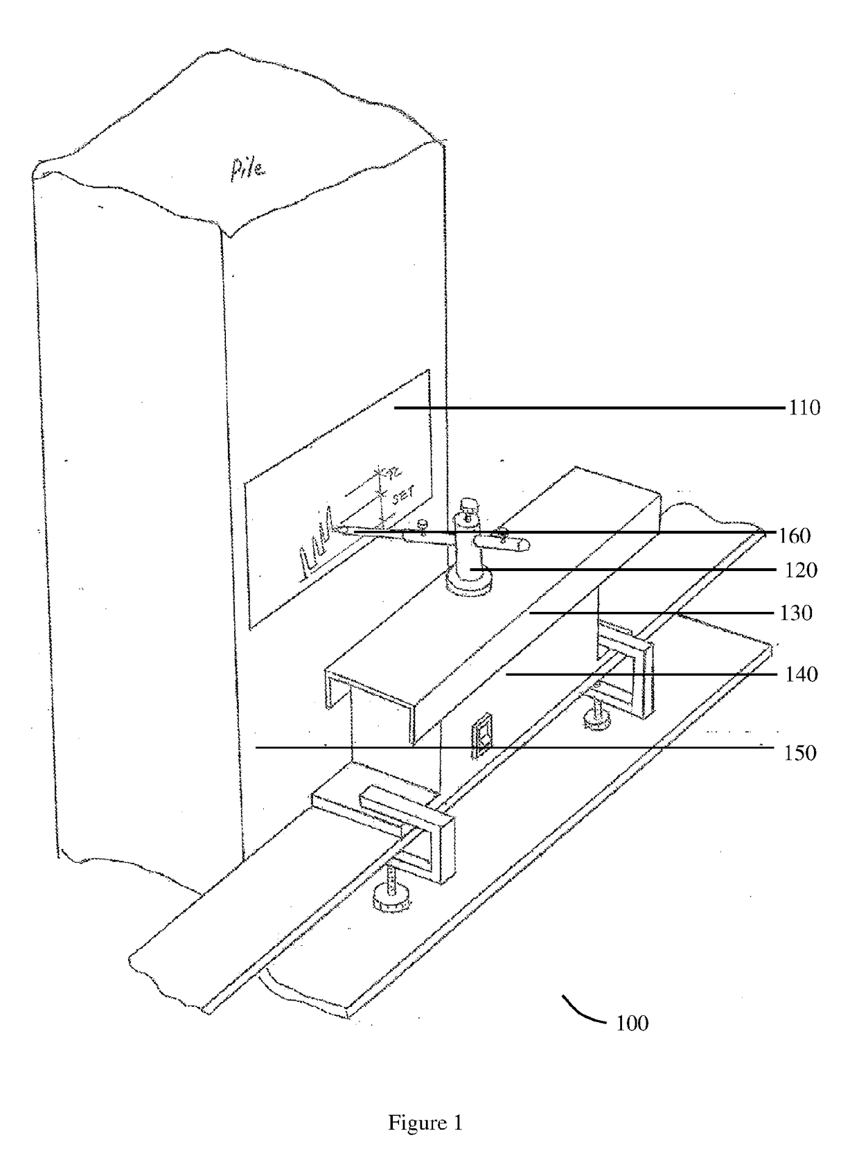 Pile set measurement apparatus