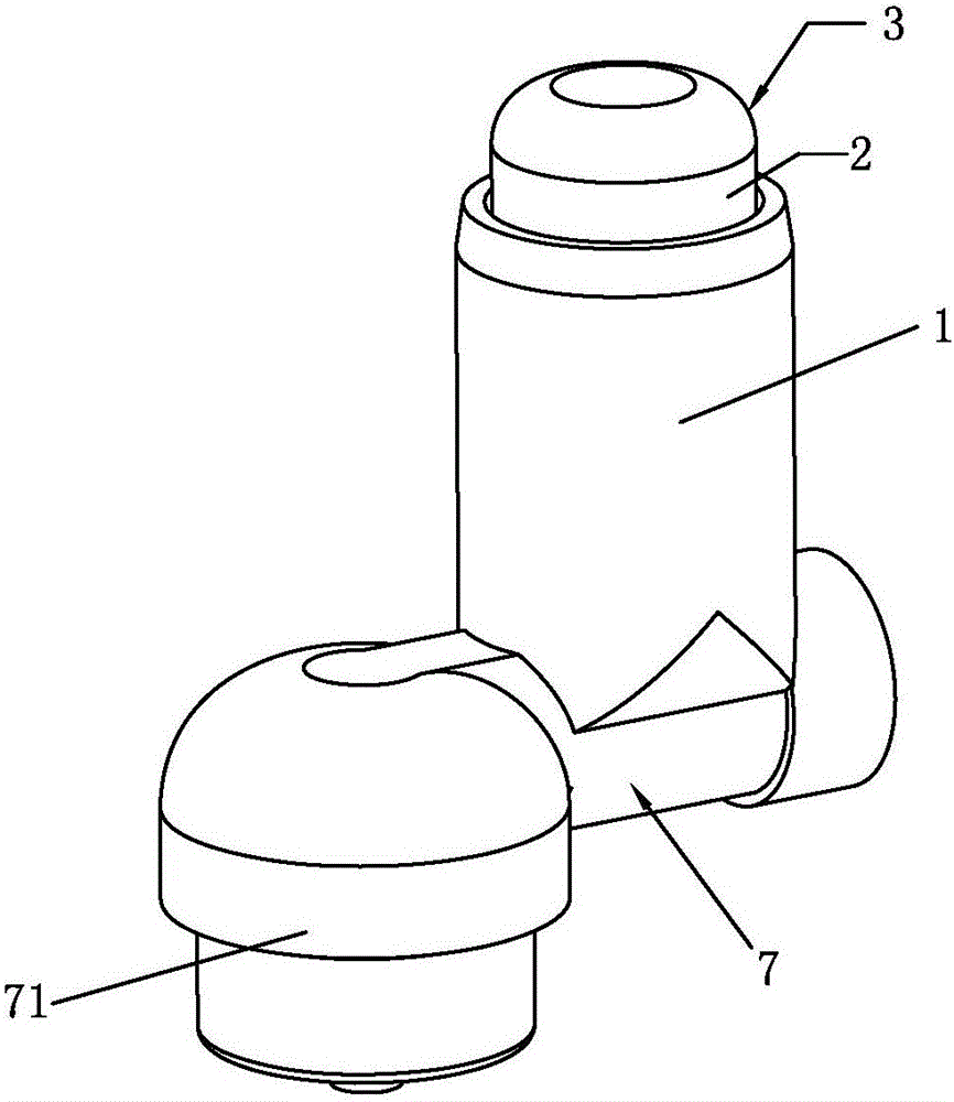 One-way valve and food processer using one-way valve