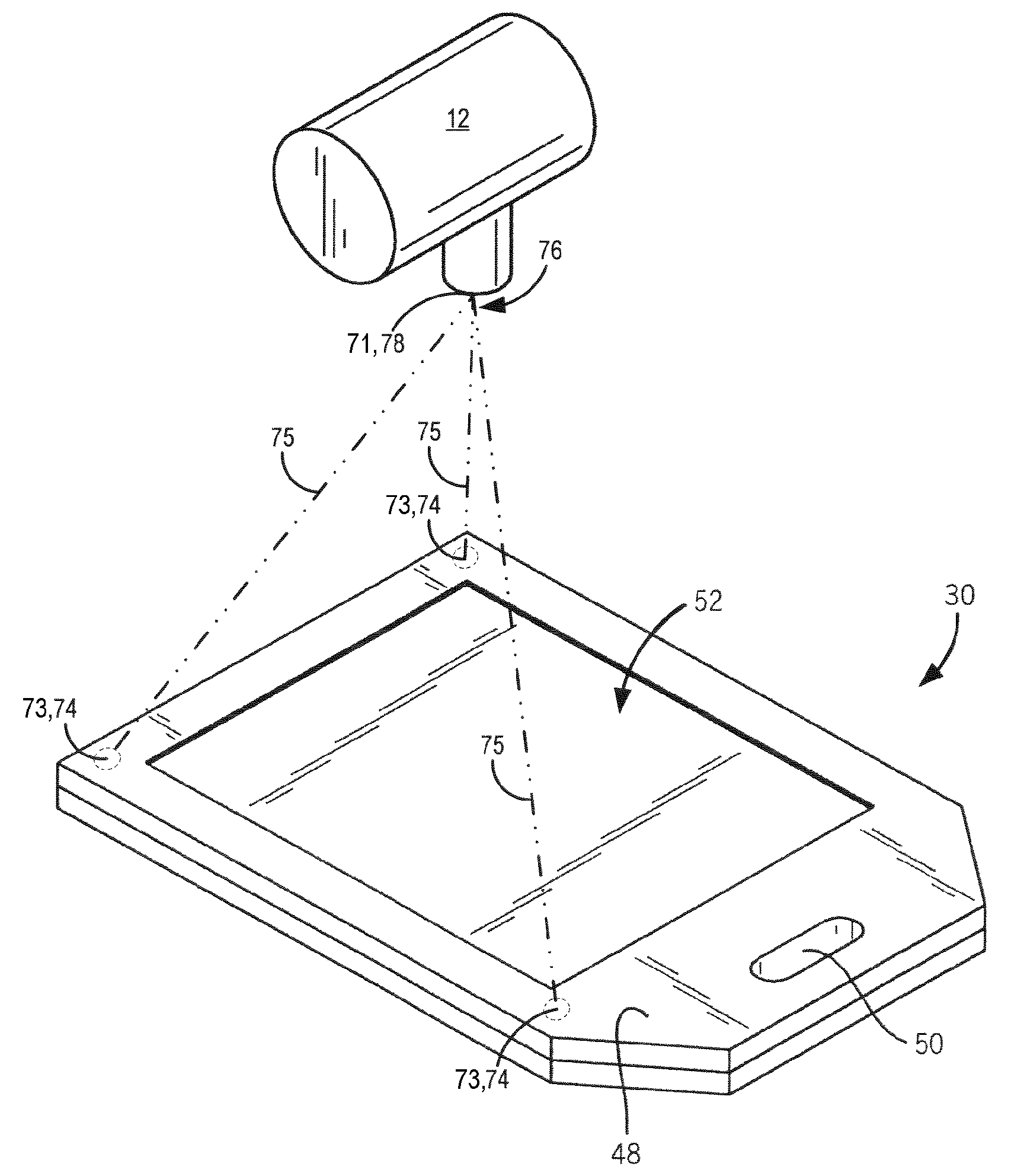 Method and system of aligning x-ray detector for data acquisition