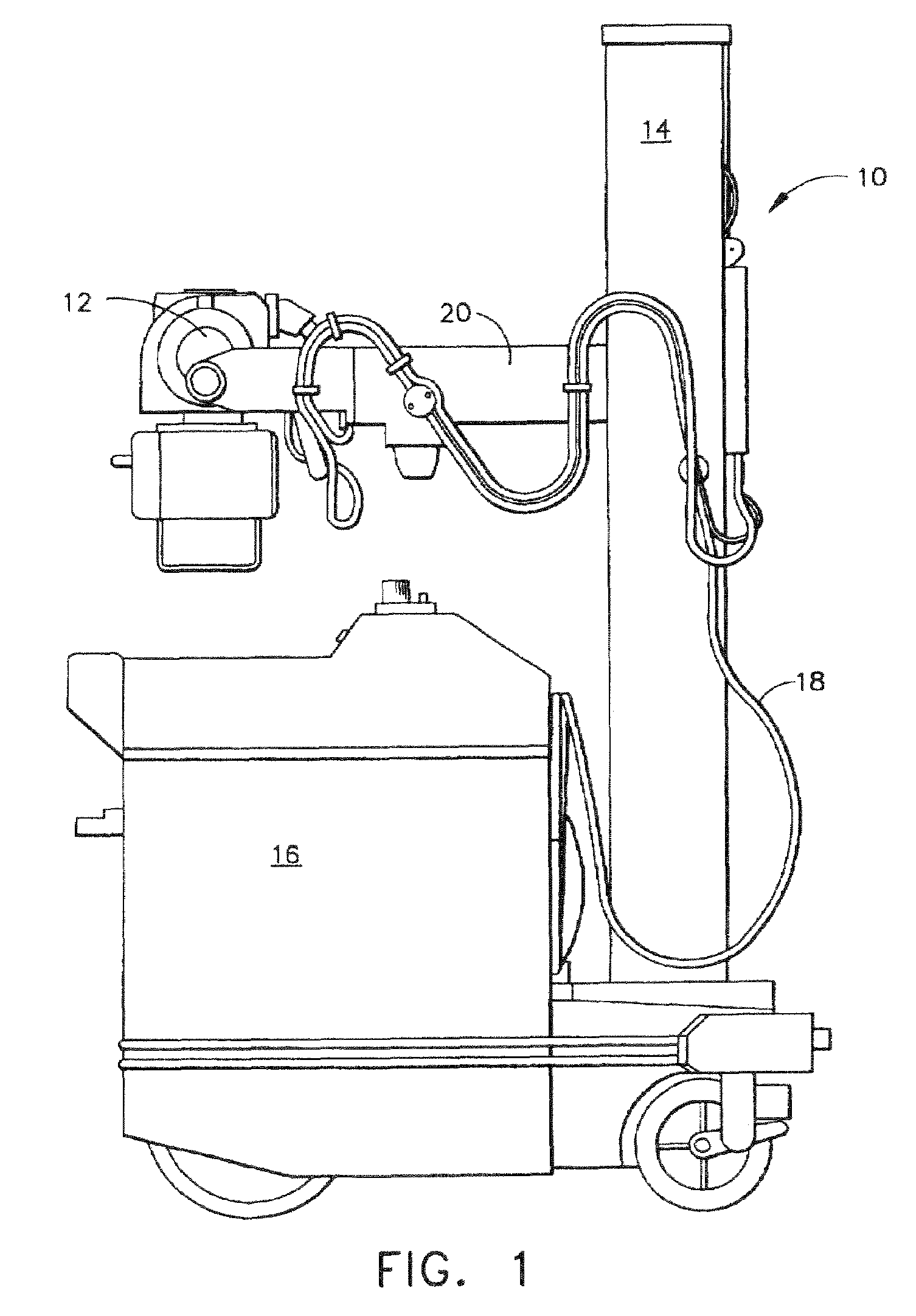 Method and system of aligning x-ray detector for data acquisition