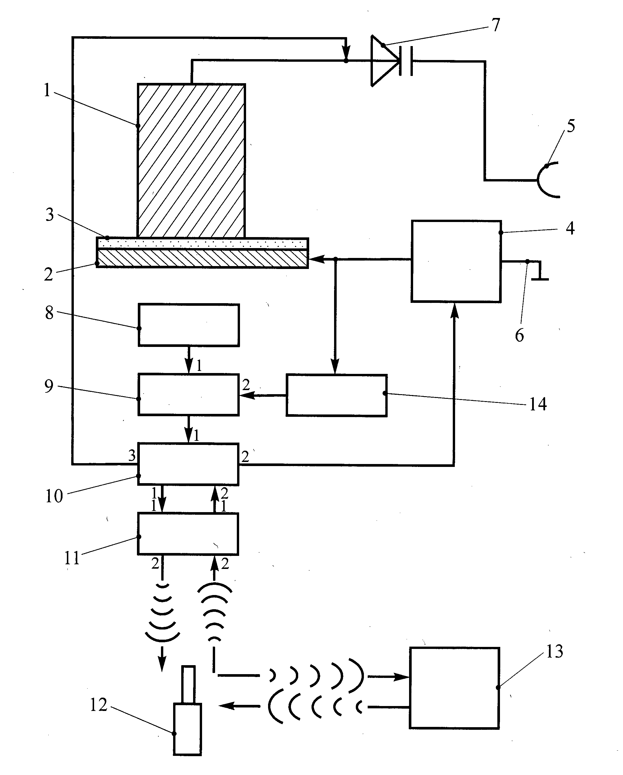 Device for Measuring Electromagnetic Field Intensity