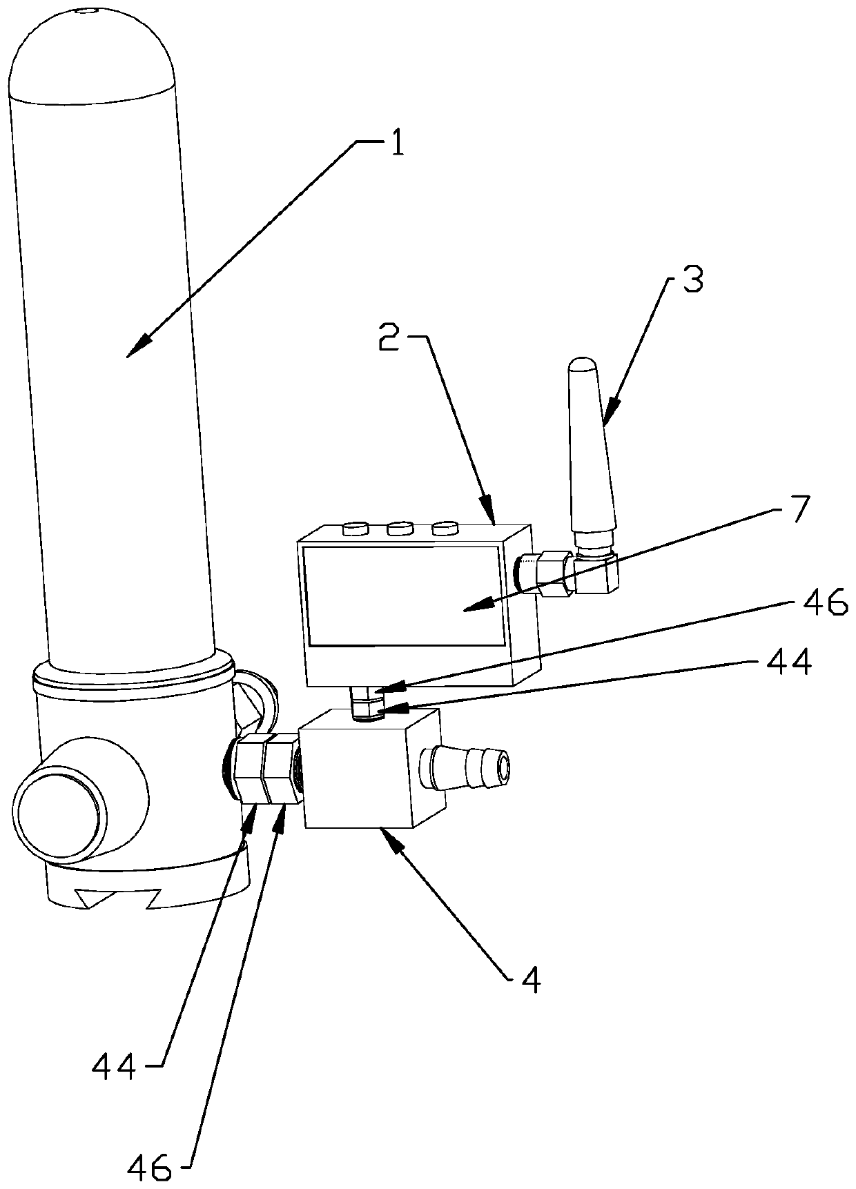 Oxygen uptake charging system based on Internet of things