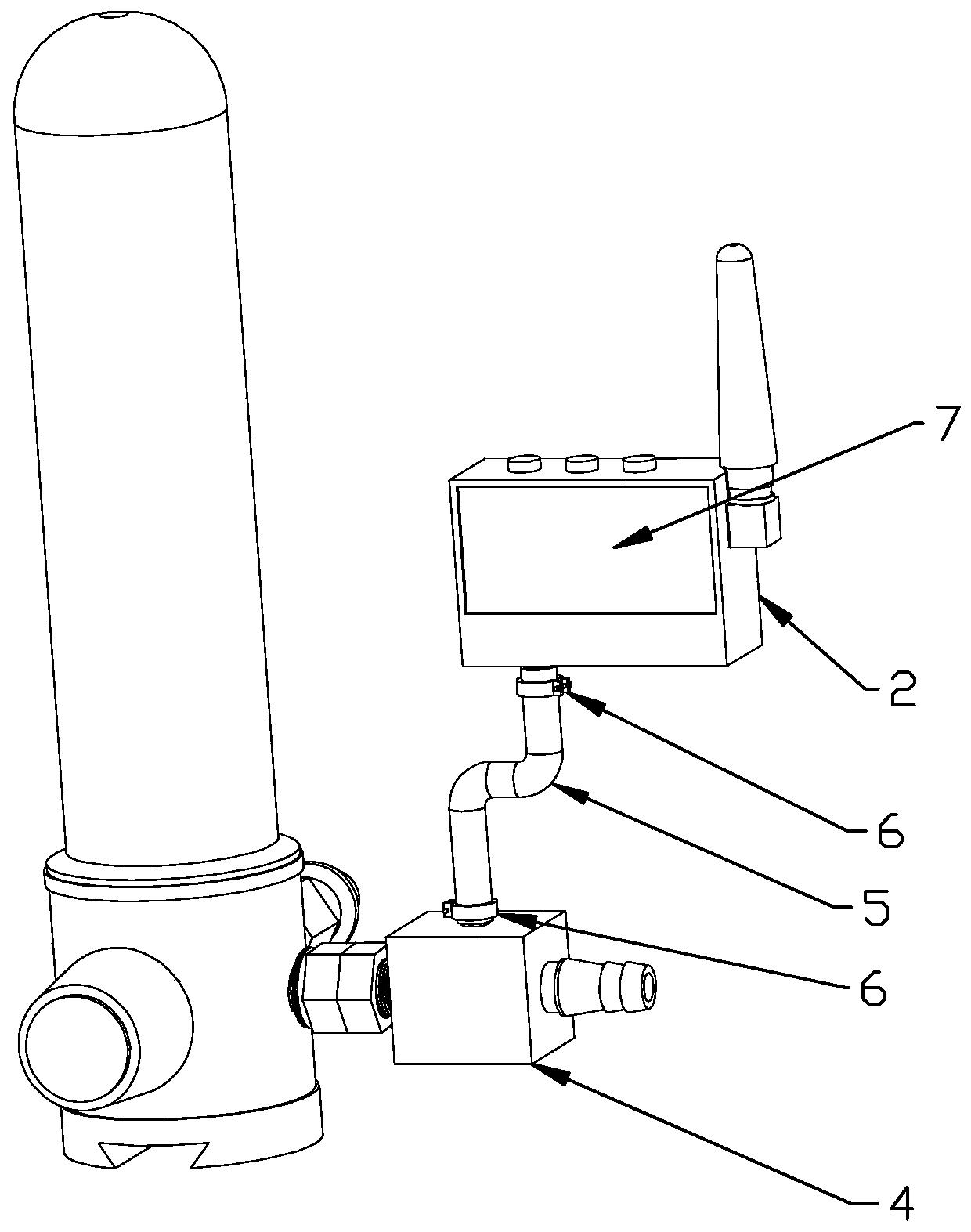 Oxygen uptake charging system based on Internet of things