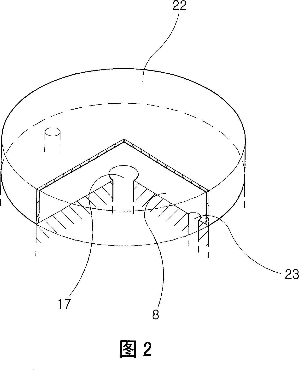 Silencer for scroll compressor