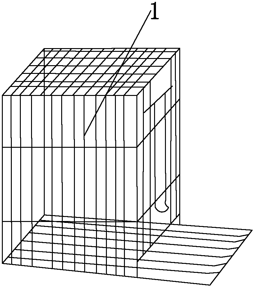 Three-layer full-step laying pigeon cage