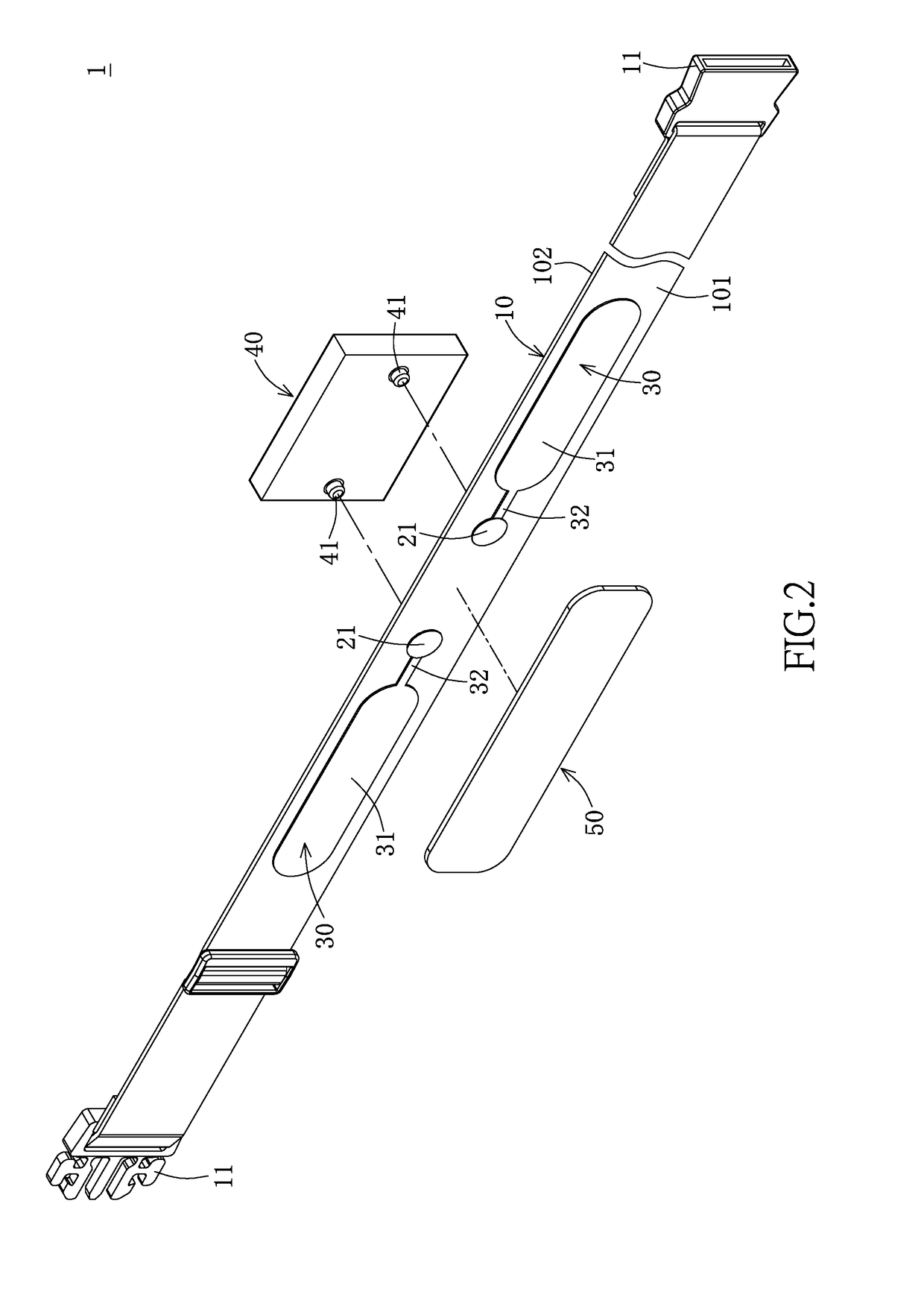 Wearable device and electric signal detection unit thereof