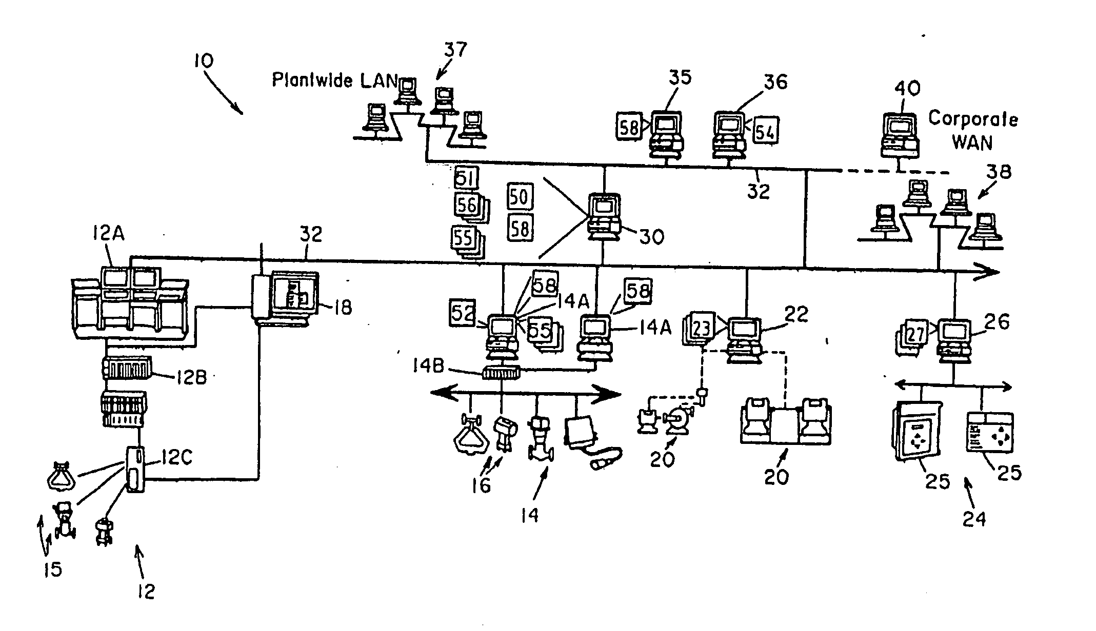 Method and apparatus for monitoring and performing corrective measures in a process plant using monitoring data with corrective measures data