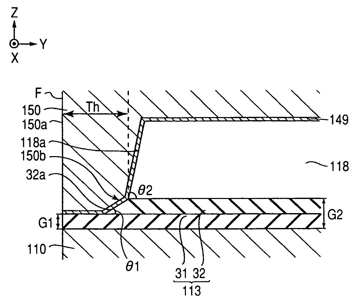 Method of manufacturing perpendicular magnetic recording head capable of highly precisely defining gap distance