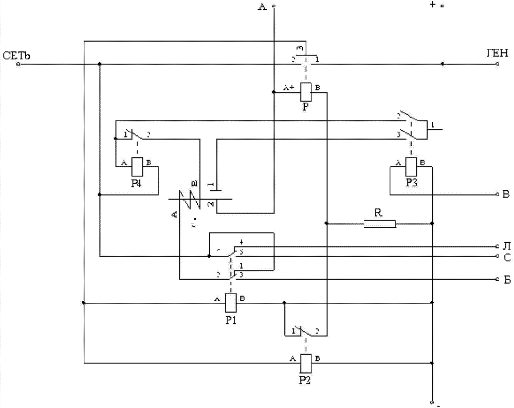 Charging control and protection device of gas turbine