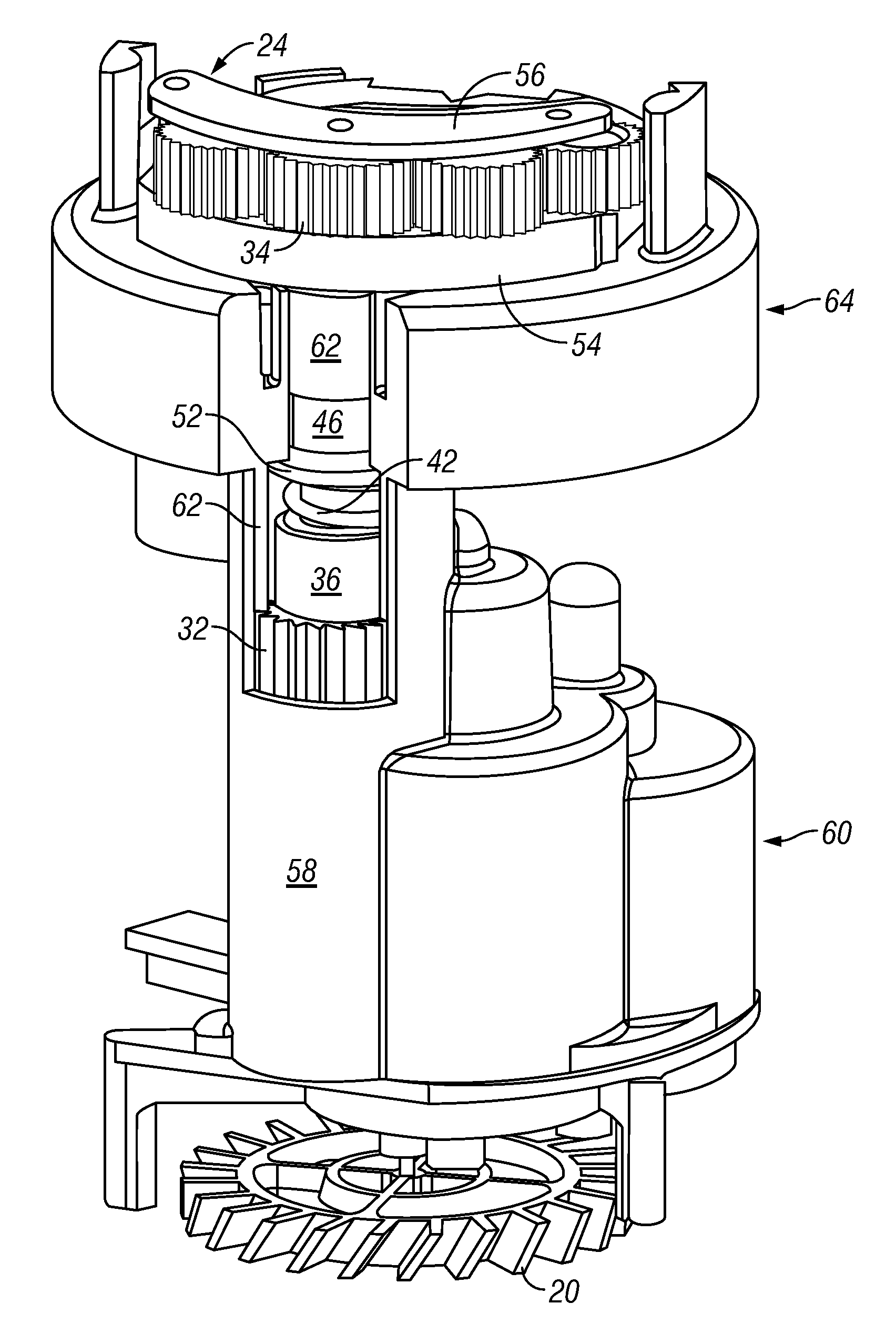 Axially displacing slip-clutch for rotor-type sprinkler