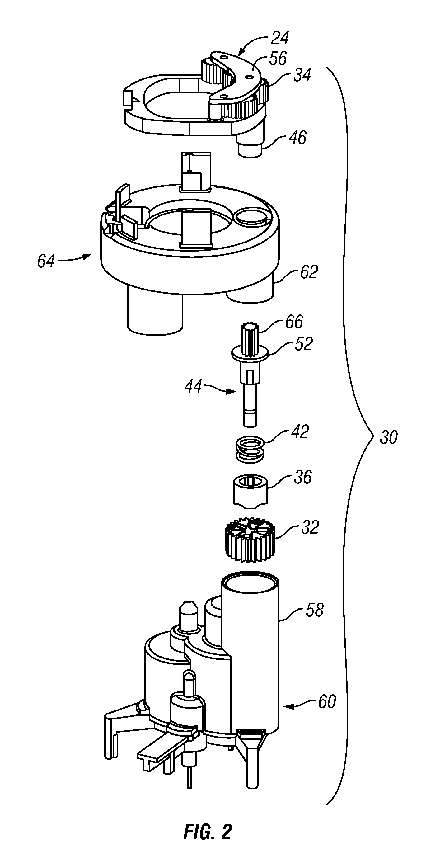 Axially displacing slip-clutch for rotor-type sprinkler