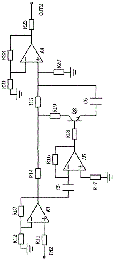Filtering circuit for lighting metering distribution box