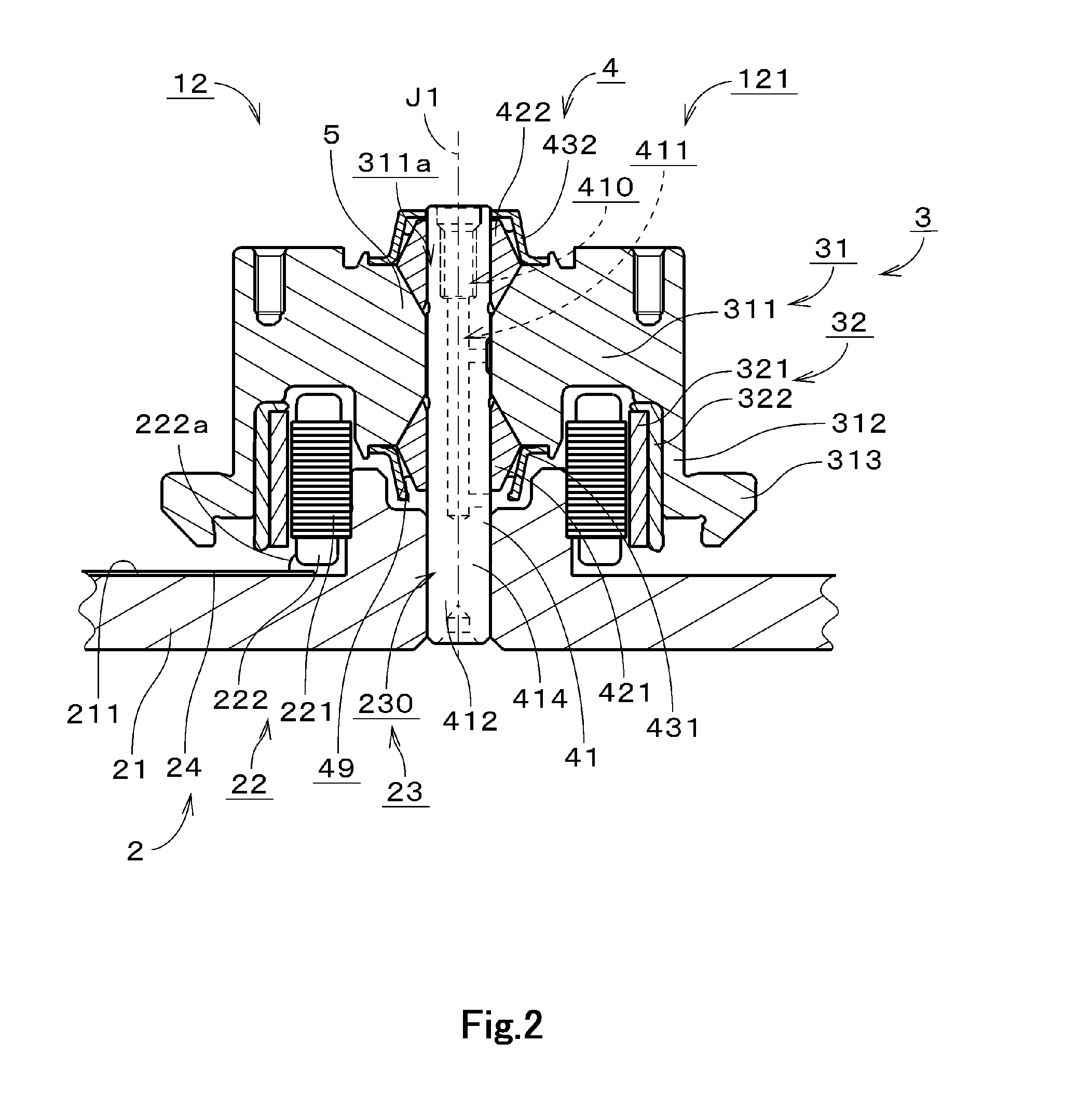 Spindle motor, and disk drive apparatus including the spindle motor