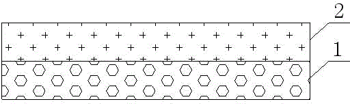 Mixed-color water-absorbing antiskid non-woven fabric and manufacturing method thereof