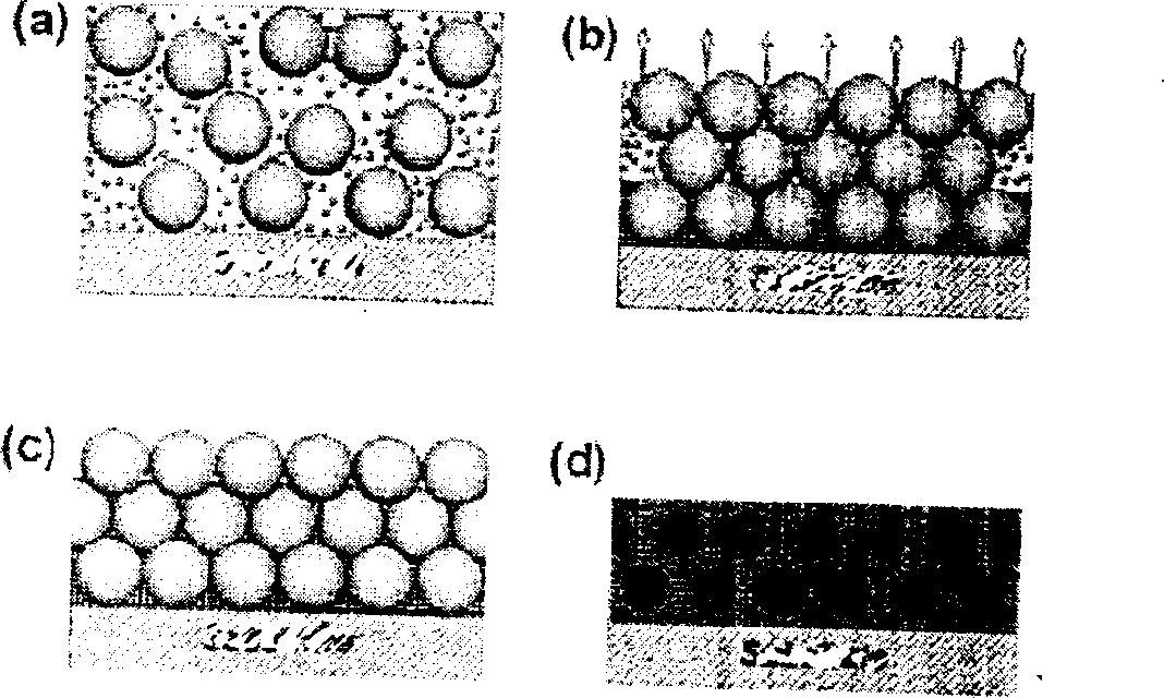 Ordered 2D and 3D nano structure metal material comprising hollow metal spheres and its prepn process