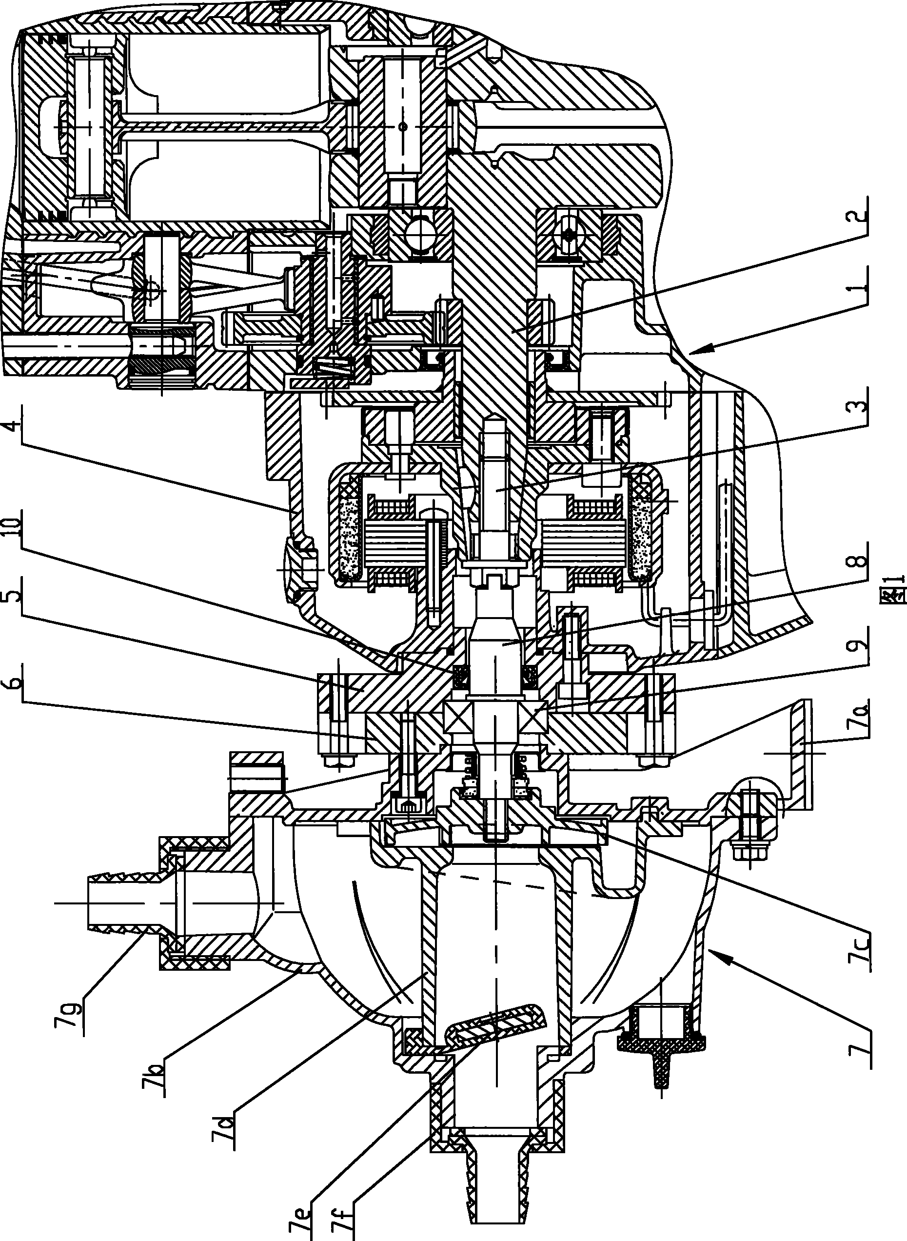 Water pumping device