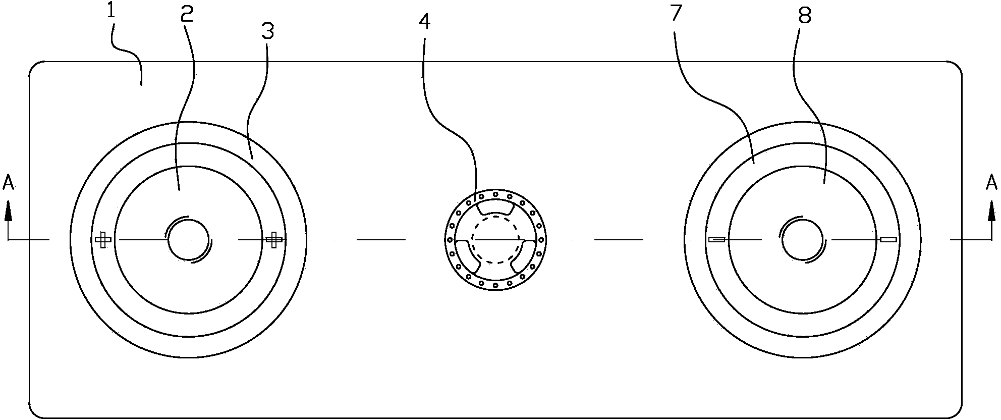 Power battery cover plate and substrate thereof