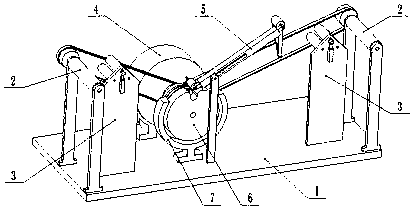 Automatic drawing-off auxiliary detection device for yarns