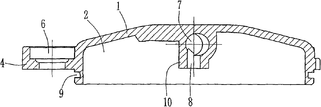 Separated cover structure of motorbike clutch