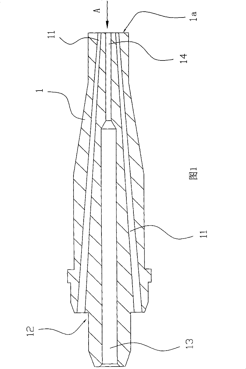 Manufacturing method of cutting nozzle applied to welding gun