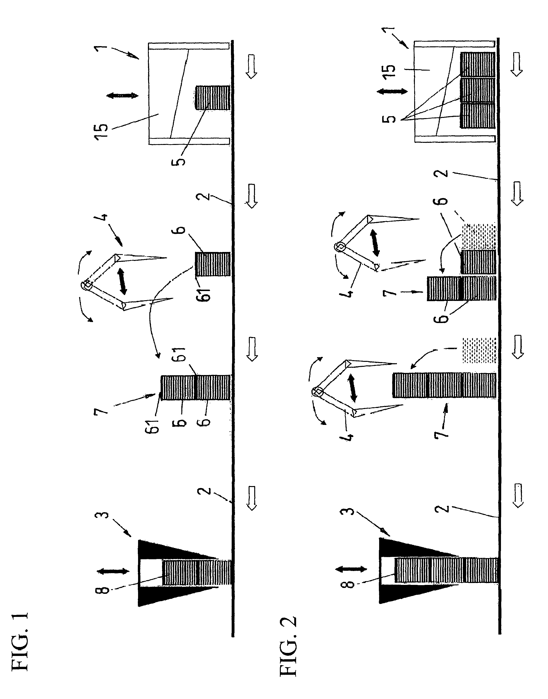 Method for forming shaped label stacks