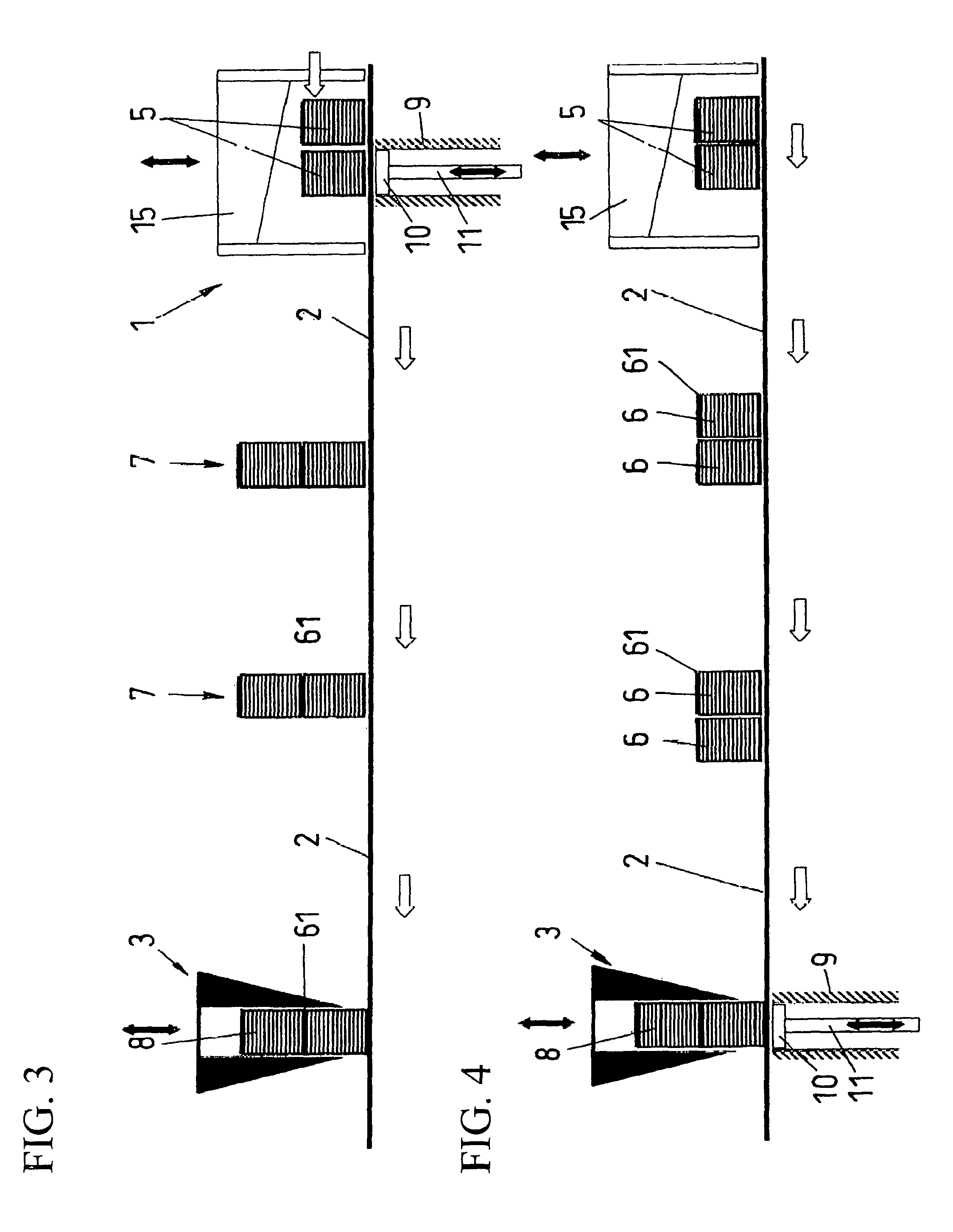 Method for forming shaped label stacks