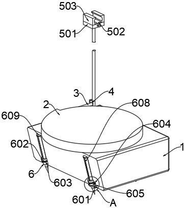 A portable power construction grounding device