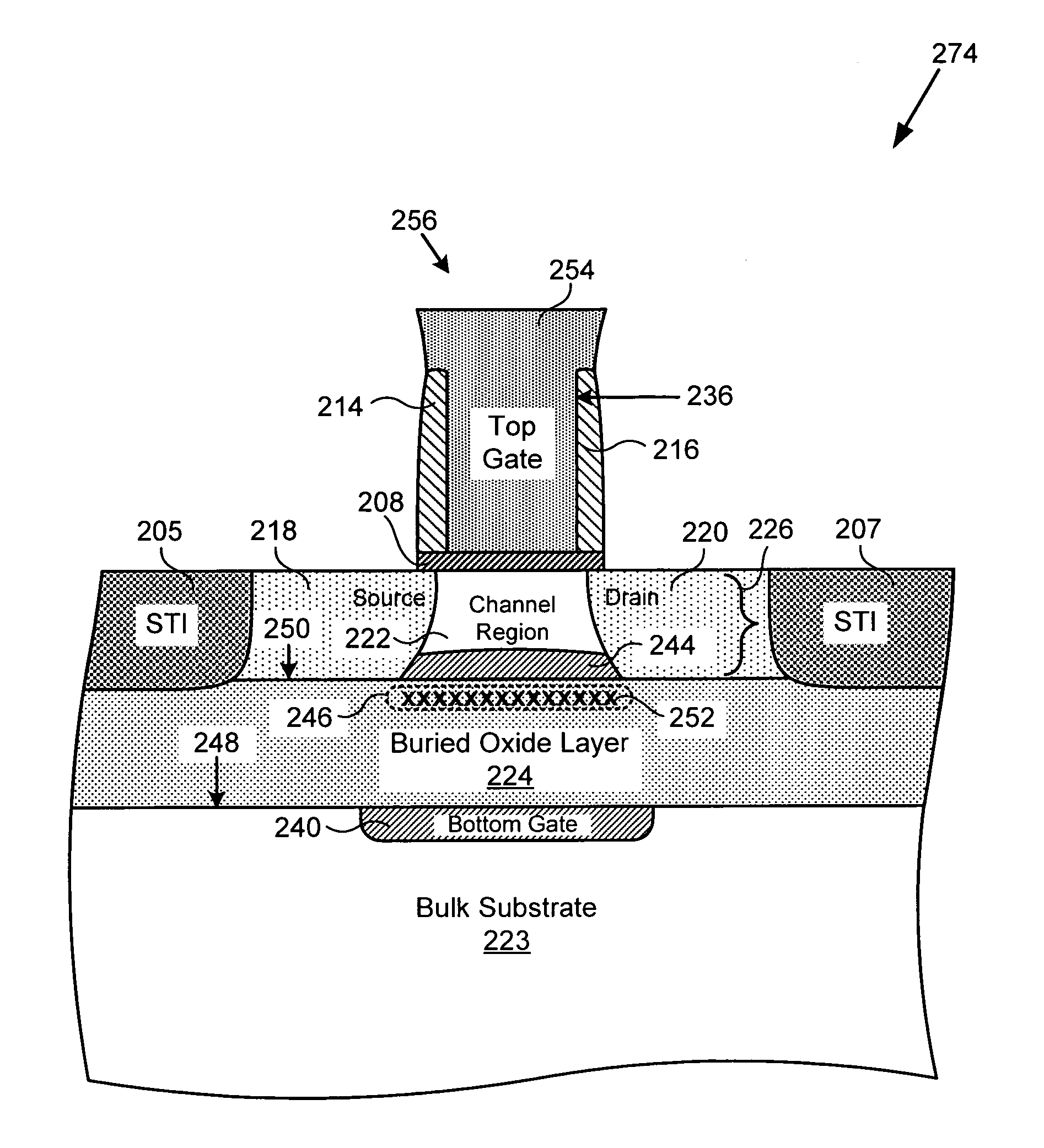 Method for forming a one-transistor memory cell and related structure