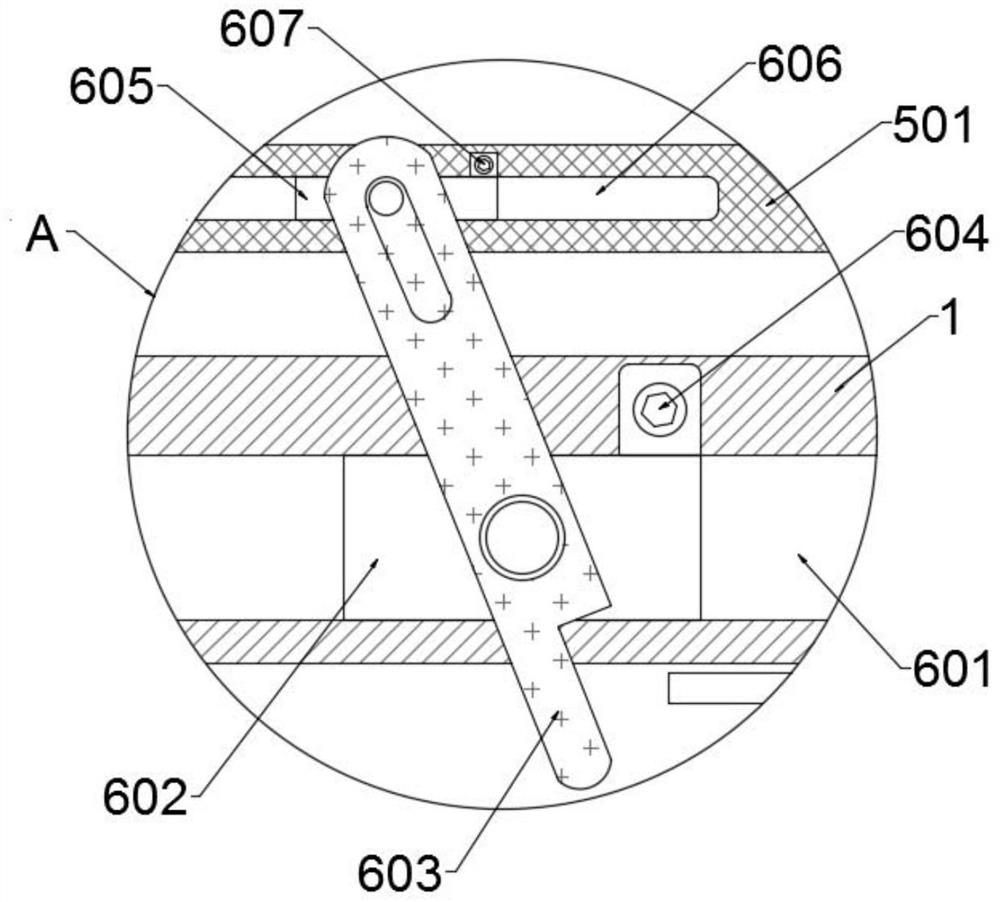 Automatic rubber rod cutting-off device capable of conveniently adjusting cutting length